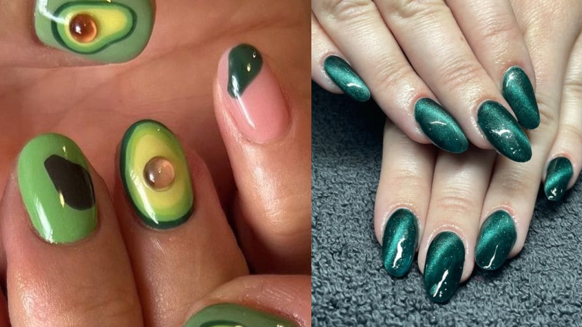 60 Green Nail Arts as Your Sign to Get a New Manicure