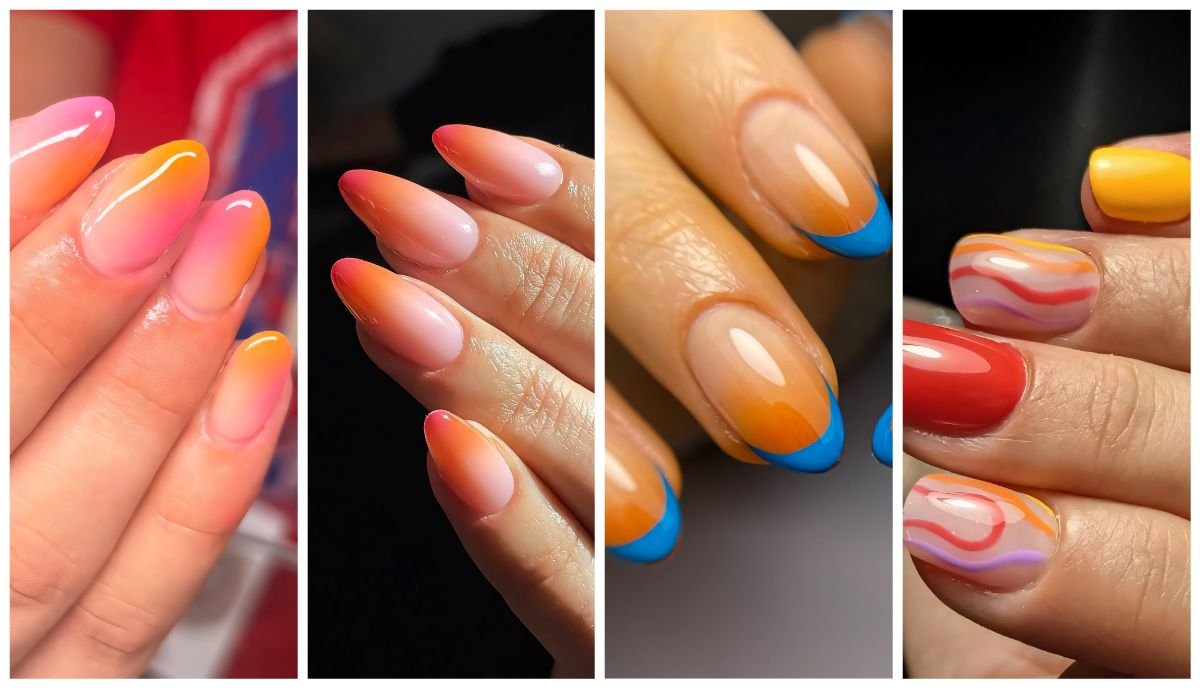 22 Sunset Nails That Will Instantly Brighten Your Vibe
