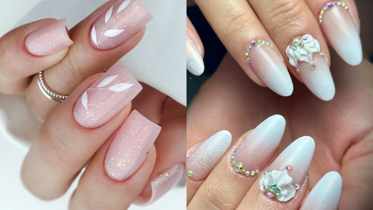 25 Elegant and Timeless Wedding Nail Ideas to Complete Your Bridal Look