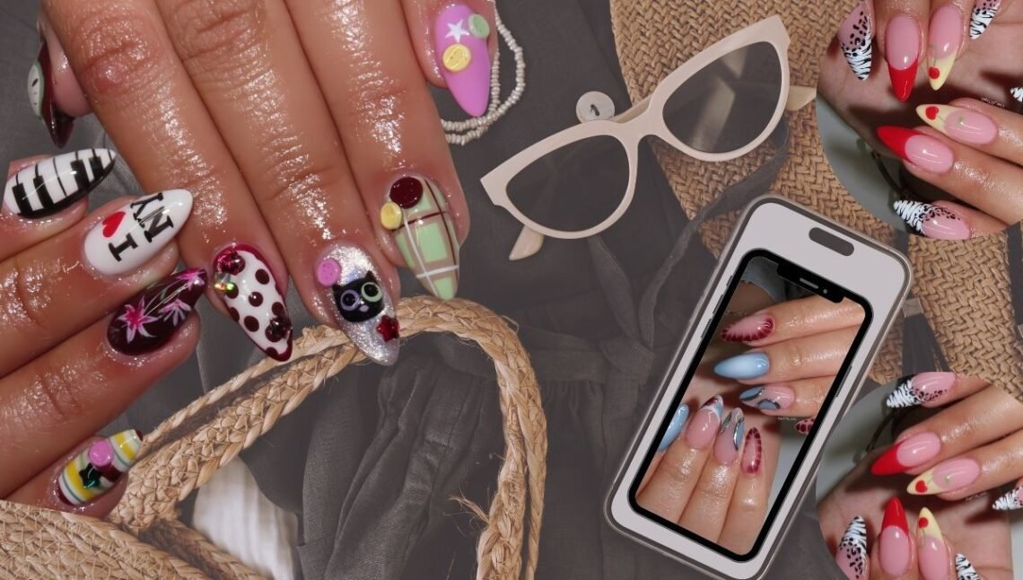 Brighten Your Summer,15 French Tip Designs for August