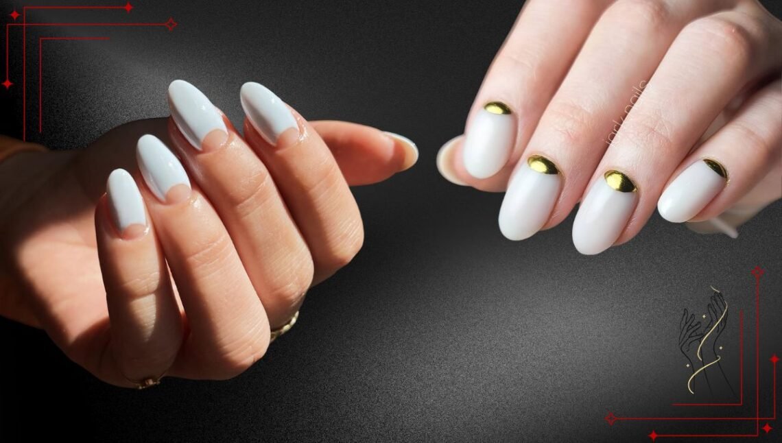 20 Trendy Half-Moon Manicure Designs to Refresh Your Nail Style