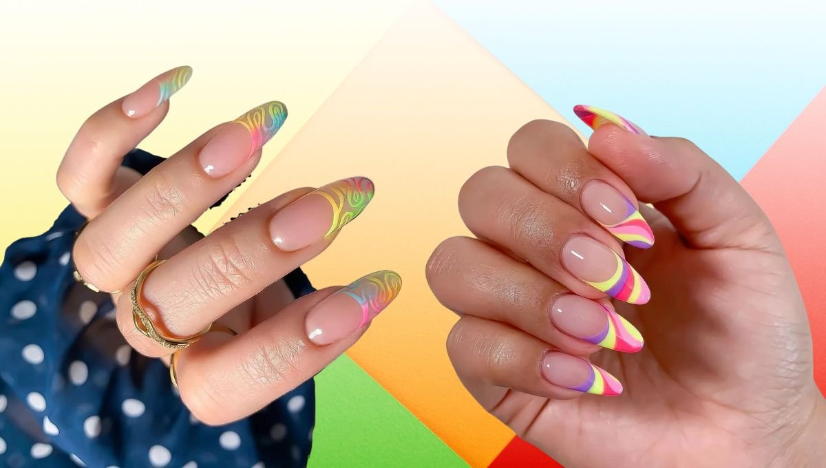 22 Colorful French Manicures That Scream Summer Fun