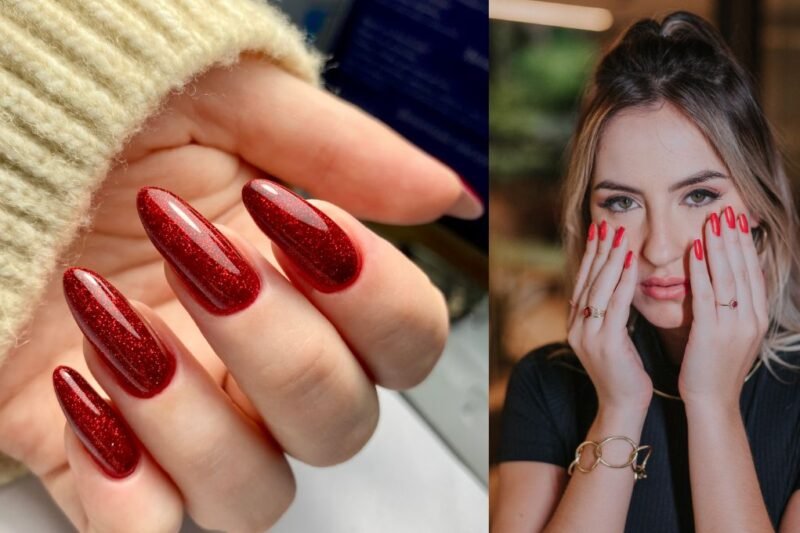 21 Gorgeous Apple Red Nails for End-of-Summer Vibes