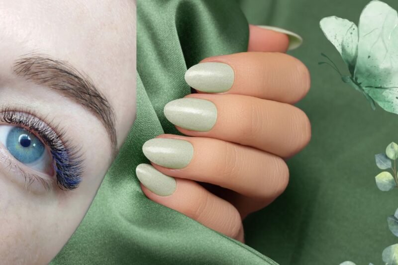 21 Green Nail Ideas to Try This Fall: From Sage Tips to Emerald Cat Eye
