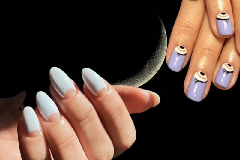 15 Stunning Half-Moon Manicure Ideas, Elevate Your Nail Game Today!