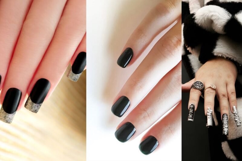 Bold Black French Manicures, Upgrade Your Style with These Gorgeous Ideas