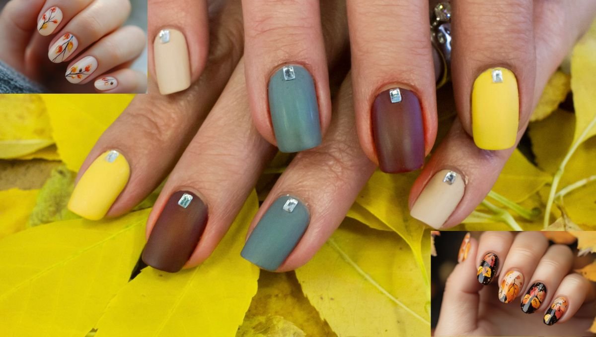 Fall In Love With Blue And Brown Nails, 13 Creative Designs To Try This Season