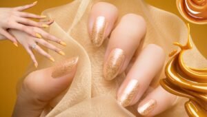 November Nail Trend Alert, Try Melted Toffee And Sweet Apricot For A Soft Fall Look