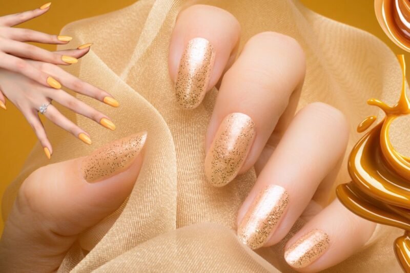 5 November Nail Trend Alert, Try Melted Toffee And Sweet Apricot For A Soft Fall Look