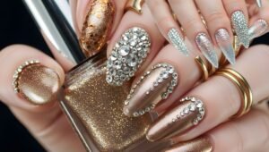 Shine Bright This Autumn, Best Glitter Nail Ideas for Cozy and Glam Fall Vibes