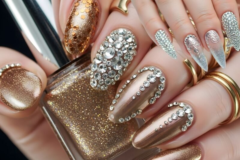 Shine Bright This Autumn, Best Glitter Nail Ideas for Cozy and Glam Fall Vibes