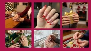20 Holiday French Nail Ideas for a Fresh, Festive Take on a Classic