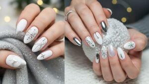 30 Elegant White Christmas Nail Designs That Never Go Out Of Style — See All