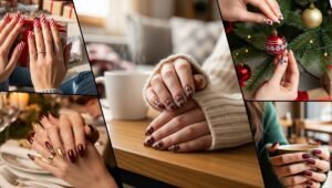 Cozy December Nail Ideas From Plaid To Gold - Save Your Favorites