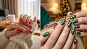Trendy Polka Dot Nails For Winter, Upgrade Your Look With These Cute Seasonal Styles