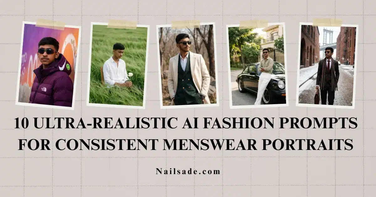 10 Ultra-Realistic AI Fashion Prompts for Consistent Menswear Portraits