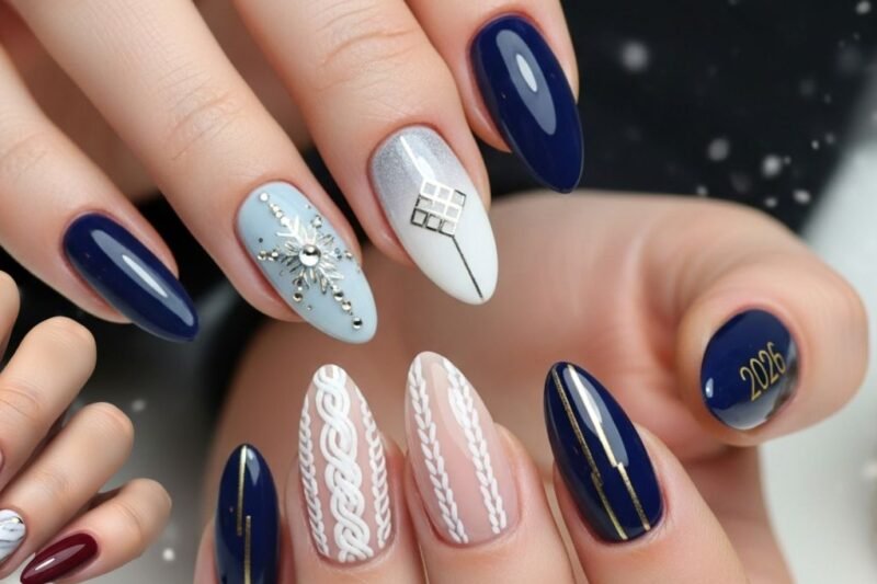 20 Almond Nail Ideas for January to Start the Year in Style