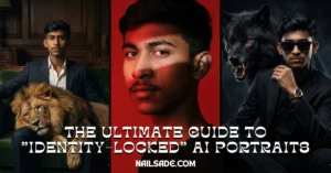 Comparison of a real reference photo and an ultra-realistic AI generated portrait using Identity Lock prompts on Google Gemini and Nano Banana in 2026