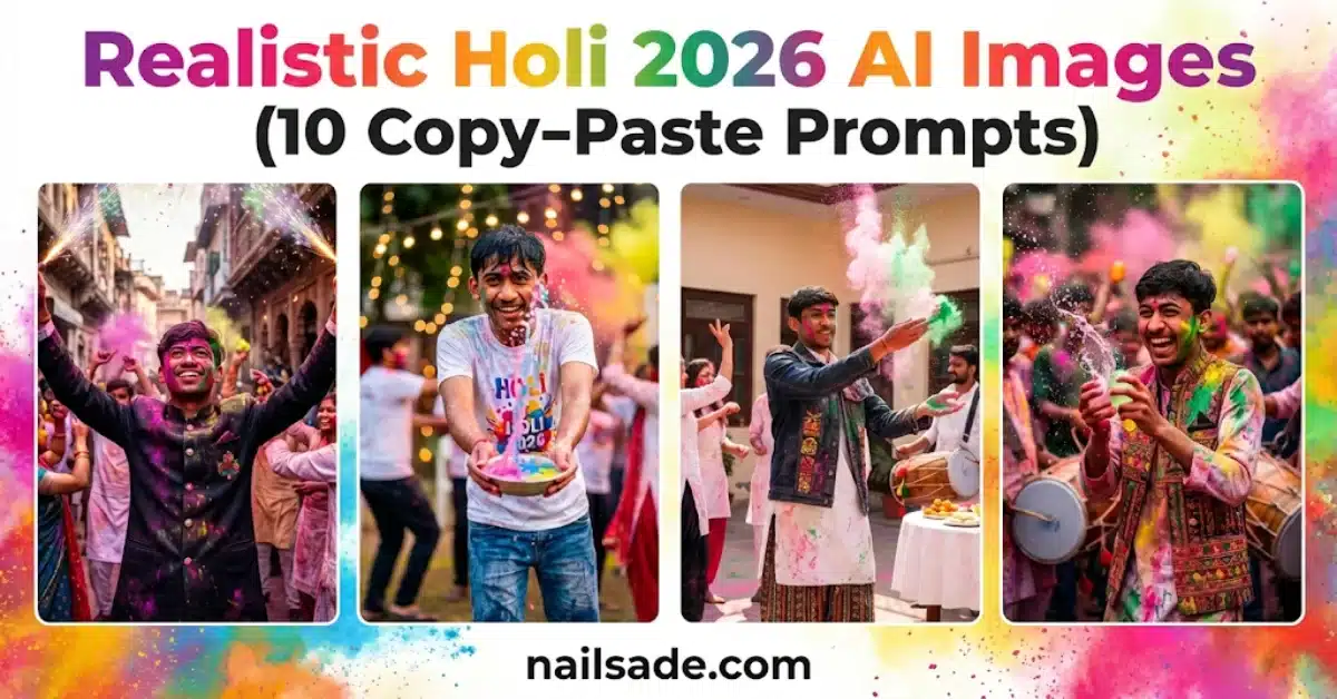 Realistic Holi 2026 AI Images